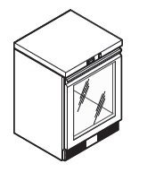 Шкаф холодильный барный TECNOSTEEL VB060N-ISER