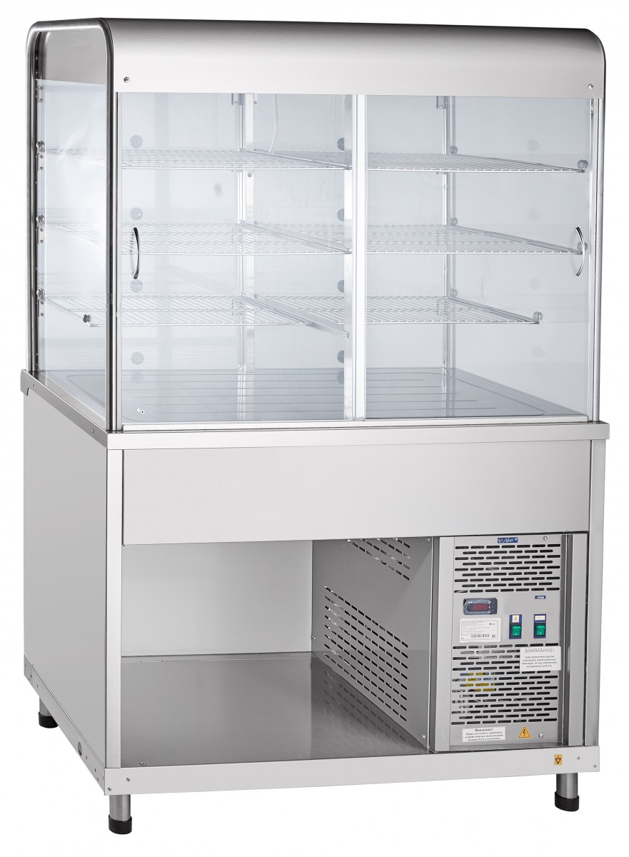 Прилавок-витрина холодильный ABAT ПВВ(Н)-70КМ-С-01-НШ