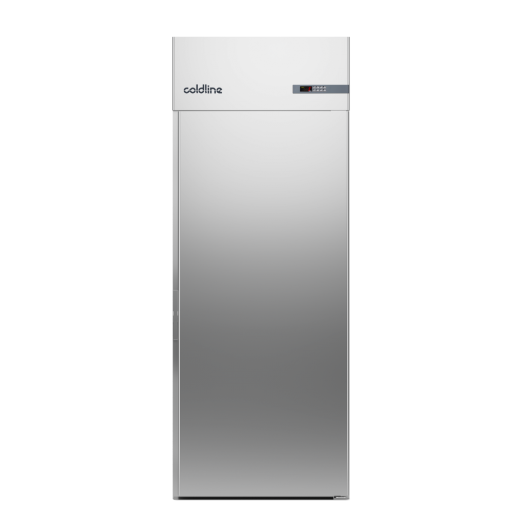 Шкаф холодильный 700 COLDLINE ROLLIN GN2/1 J100/1M встр. агр, возд/охл., Д:1+замок, подсв.-2/+8 (без опций)